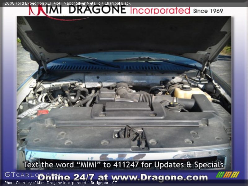 Vapor Silver Metallic / Charcoal Black 2008 Ford Expedition XLT 4x4