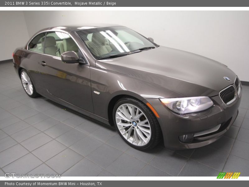 Mojave Metallic / Beige 2011 BMW 3 Series 335i Convertible
