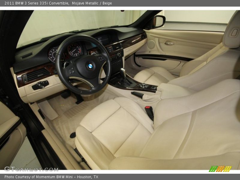 Mojave Metallic / Beige 2011 BMW 3 Series 335i Convertible