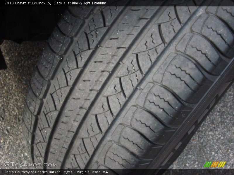 Black / Jet Black/Light Titanium 2010 Chevrolet Equinox LS