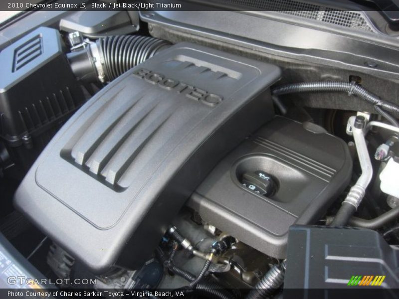 Black / Jet Black/Light Titanium 2010 Chevrolet Equinox LS
