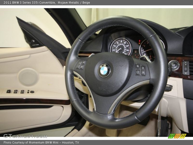 Mojave Metallic / Beige 2011 BMW 3 Series 335i Convertible