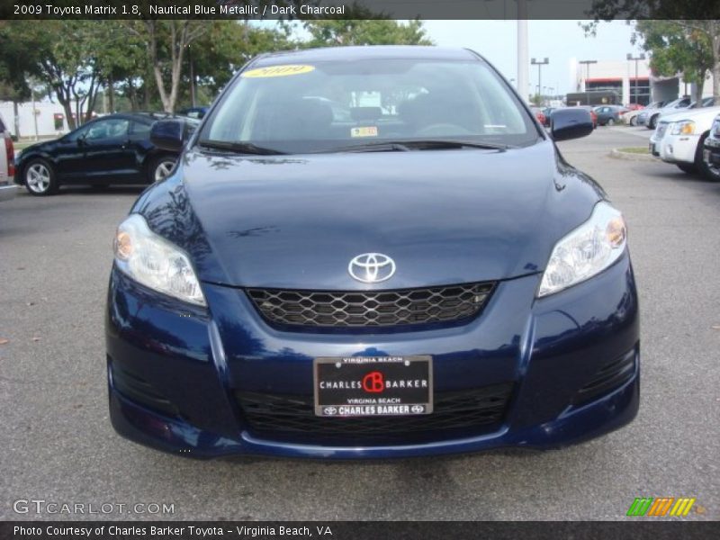 Nautical Blue Metallic / Dark Charcoal 2009 Toyota Matrix 1.8