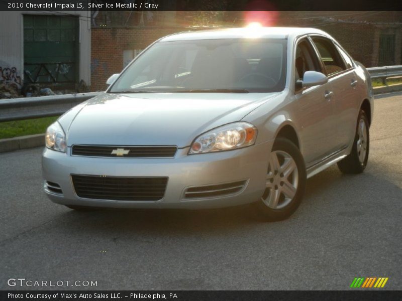 Silver Ice Metallic / Gray 2010 Chevrolet Impala LS