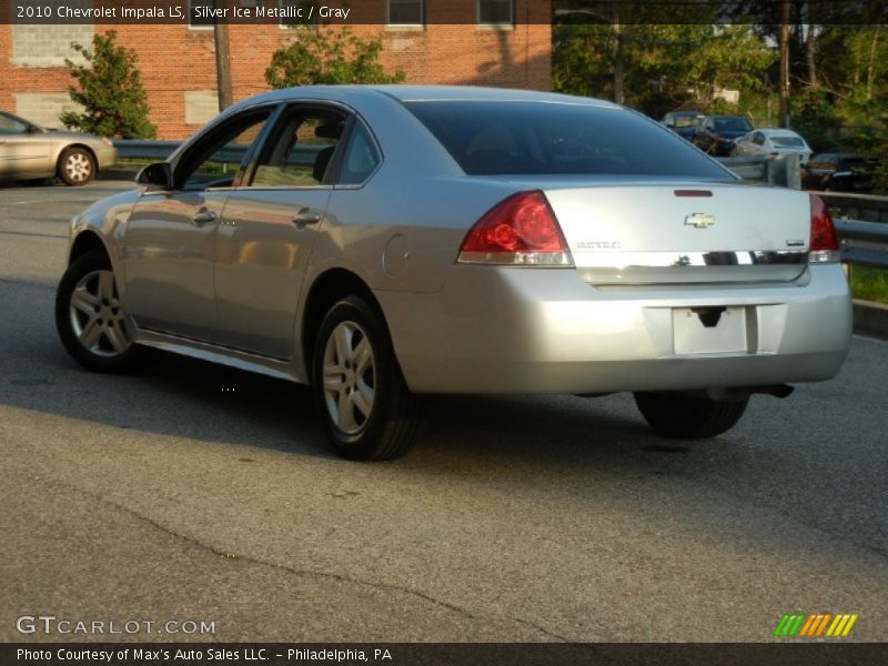 Silver Ice Metallic / Gray 2010 Chevrolet Impala LS