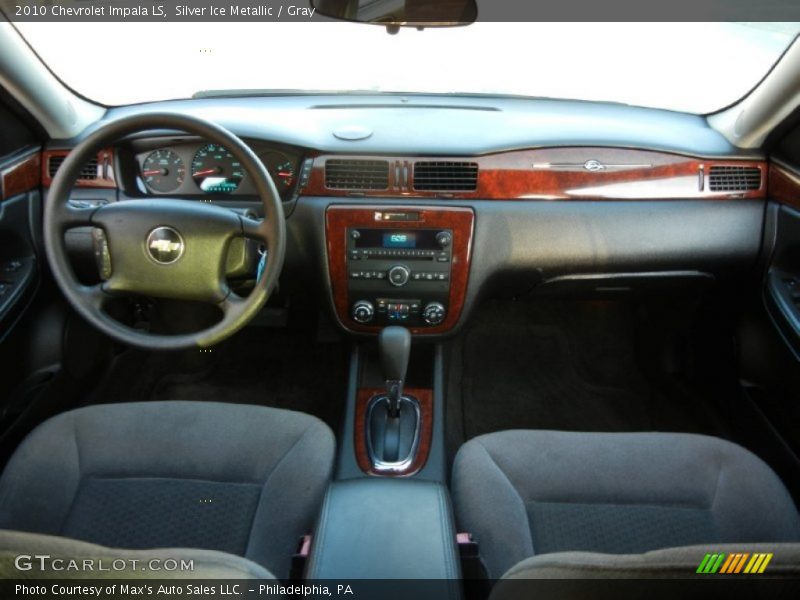Silver Ice Metallic / Gray 2010 Chevrolet Impala LS