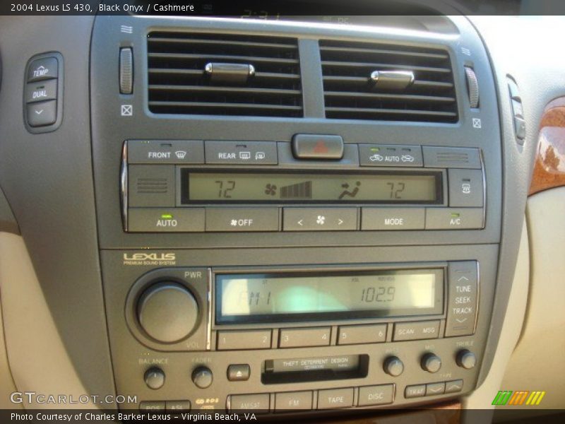 Black Onyx / Cashmere 2004 Lexus LS 430