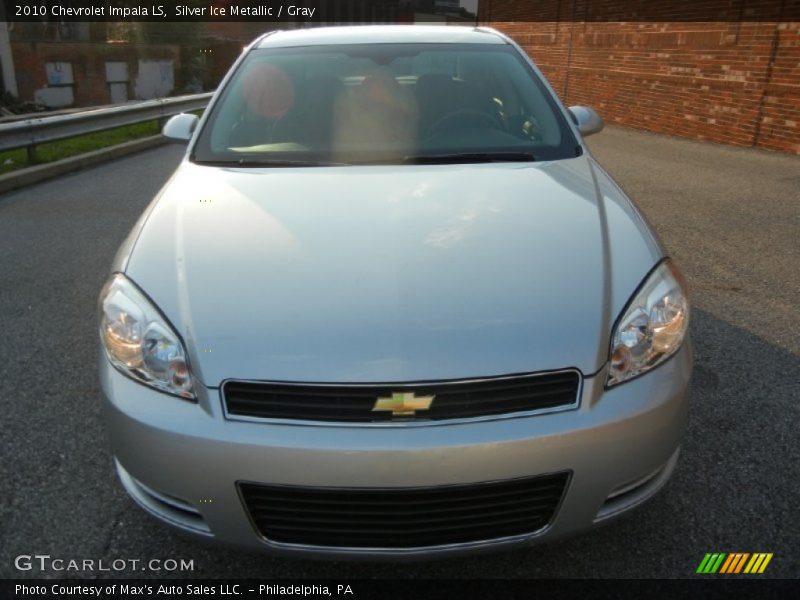Silver Ice Metallic / Gray 2010 Chevrolet Impala LS