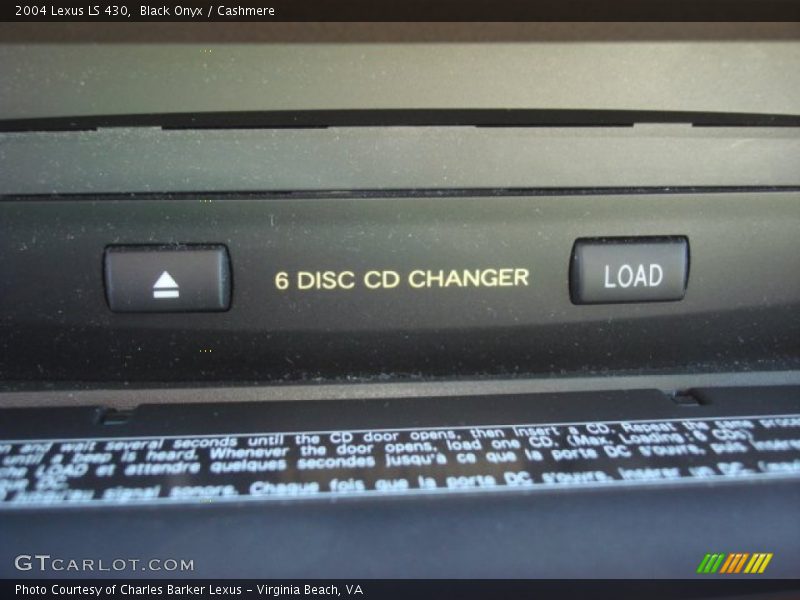 Black Onyx / Cashmere 2004 Lexus LS 430