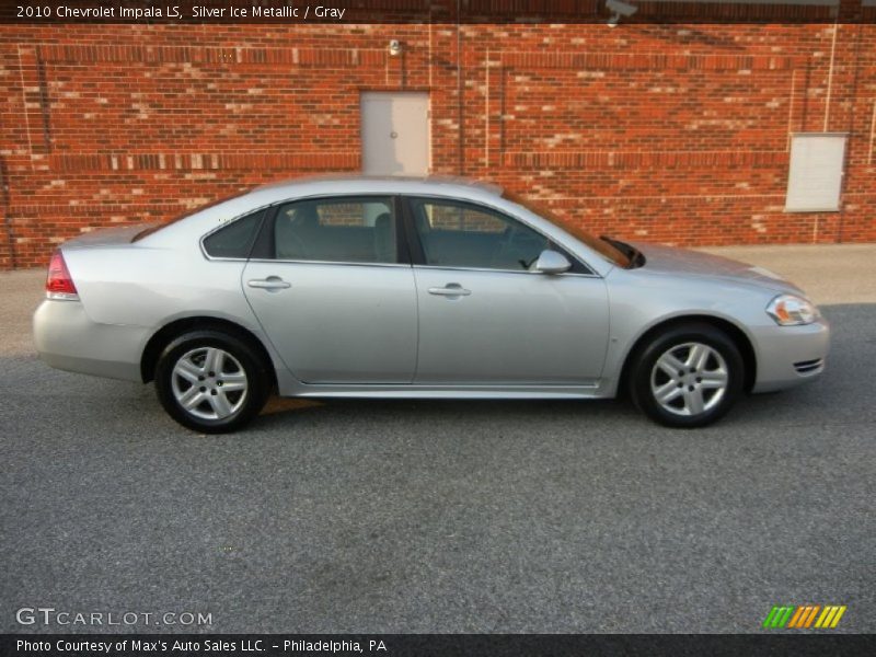Silver Ice Metallic / Gray 2010 Chevrolet Impala LS