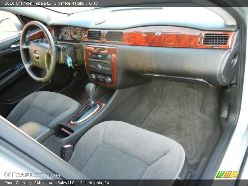 Silver Ice Metallic / Gray 2010 Chevrolet Impala LS