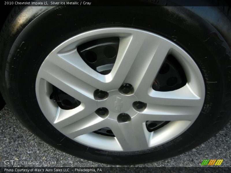 Silver Ice Metallic / Gray 2010 Chevrolet Impala LS