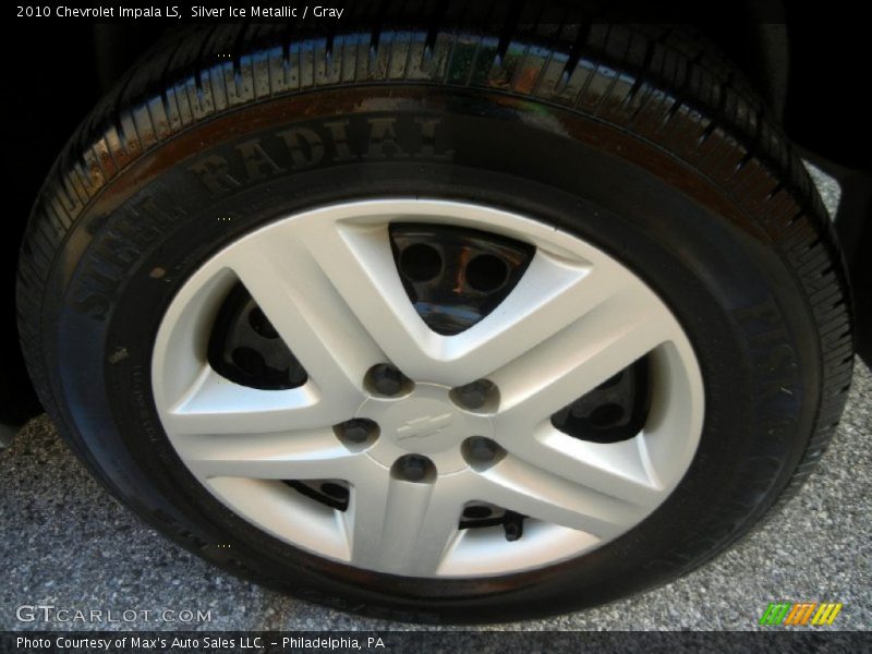 Silver Ice Metallic / Gray 2010 Chevrolet Impala LS