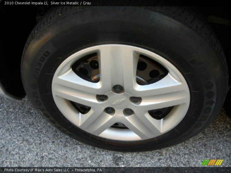 Silver Ice Metallic / Gray 2010 Chevrolet Impala LS