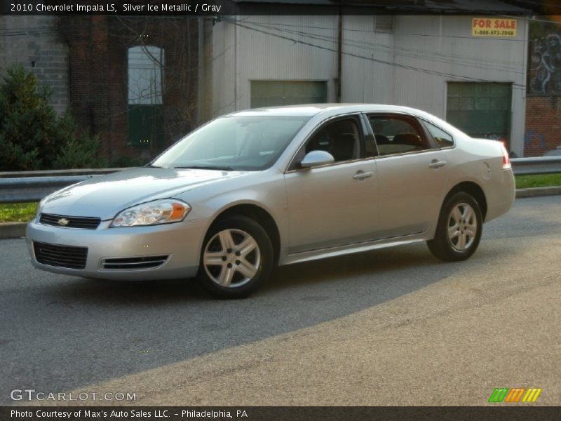 Silver Ice Metallic / Gray 2010 Chevrolet Impala LS