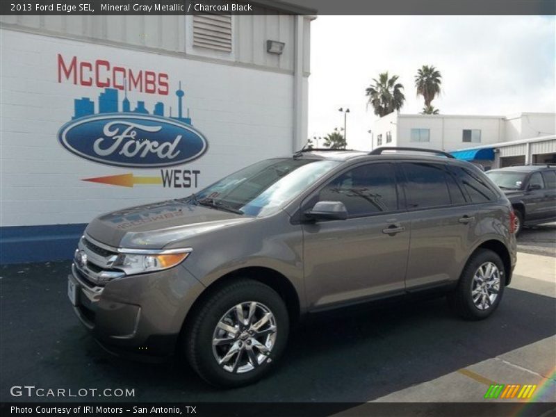 Mineral Gray Metallic / Charcoal Black 2013 Ford Edge SEL