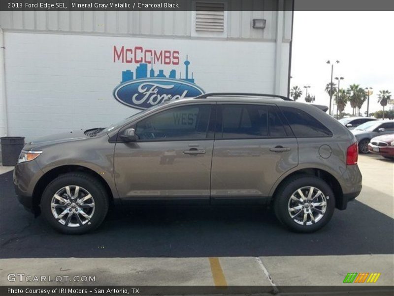 Mineral Gray Metallic / Charcoal Black 2013 Ford Edge SEL