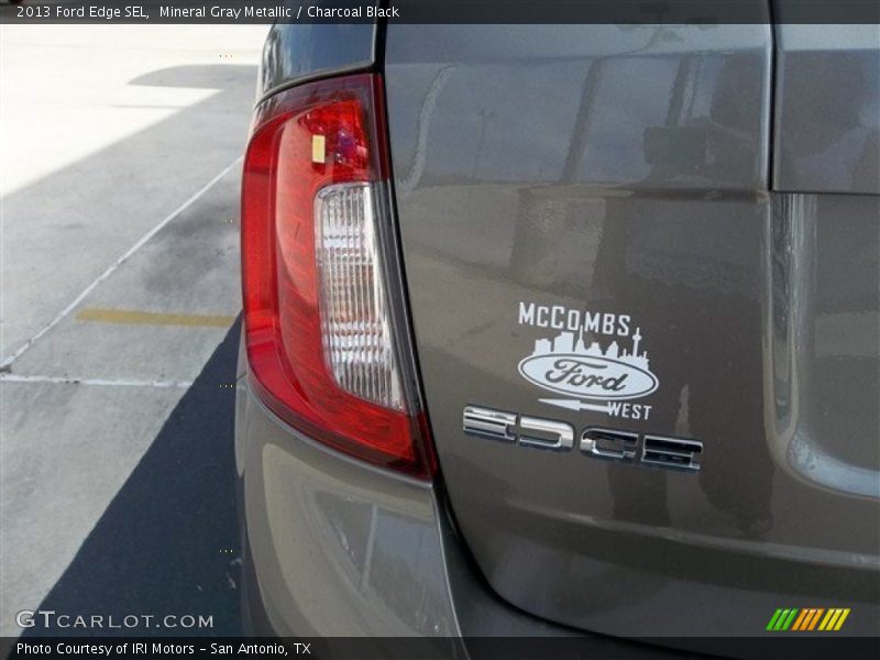 Mineral Gray Metallic / Charcoal Black 2013 Ford Edge SEL