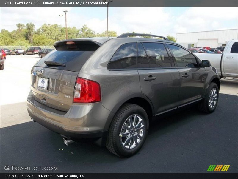 Mineral Gray Metallic / Charcoal Black 2013 Ford Edge SEL