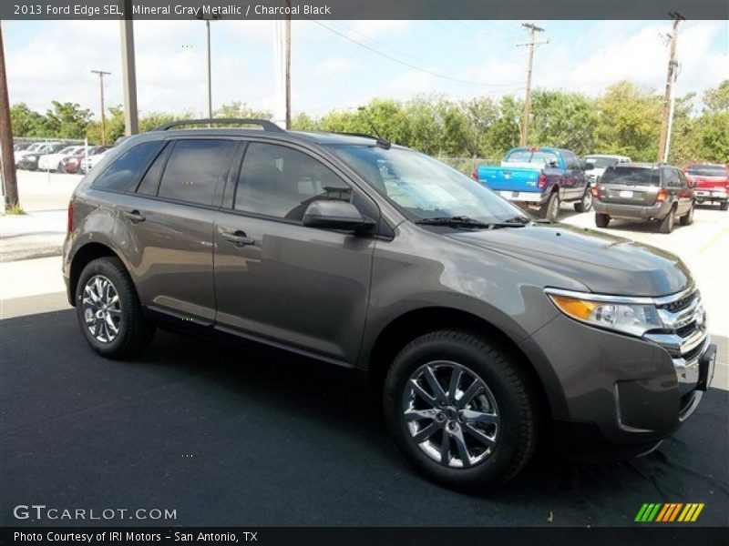 Mineral Gray Metallic / Charcoal Black 2013 Ford Edge SEL