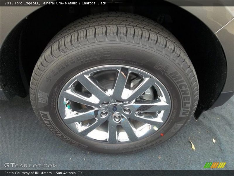 Mineral Gray Metallic / Charcoal Black 2013 Ford Edge SEL