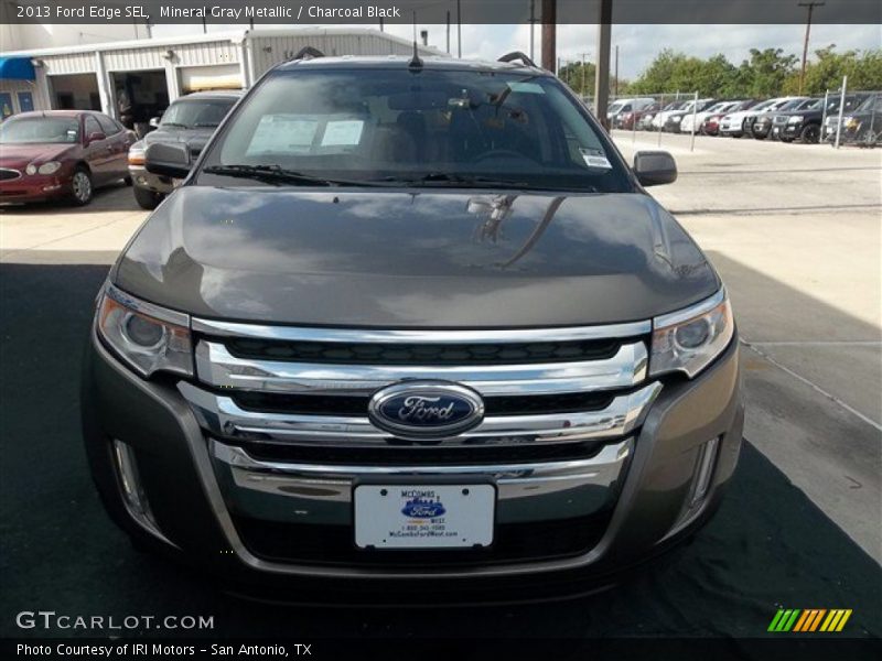 Mineral Gray Metallic / Charcoal Black 2013 Ford Edge SEL