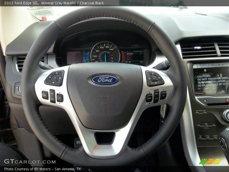 Mineral Gray Metallic / Charcoal Black 2013 Ford Edge SEL