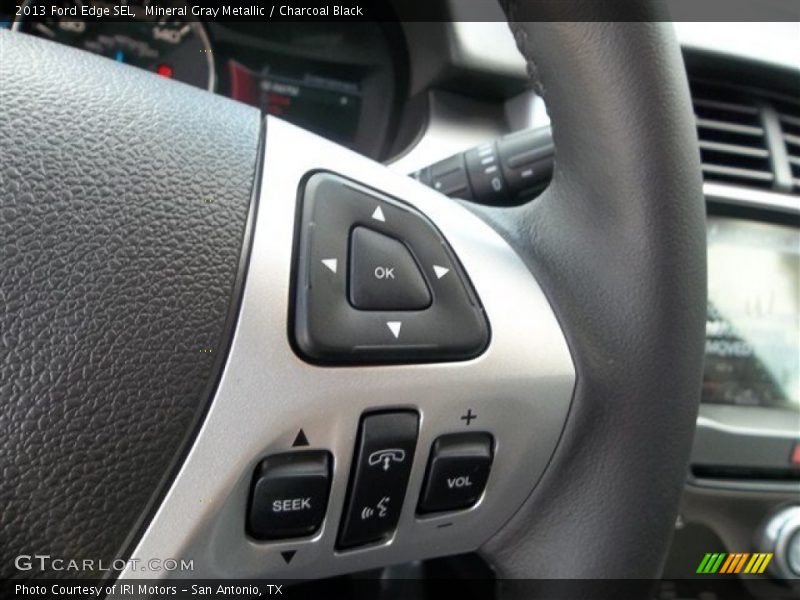 Mineral Gray Metallic / Charcoal Black 2013 Ford Edge SEL