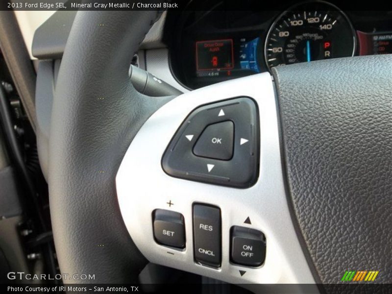 Mineral Gray Metallic / Charcoal Black 2013 Ford Edge SEL