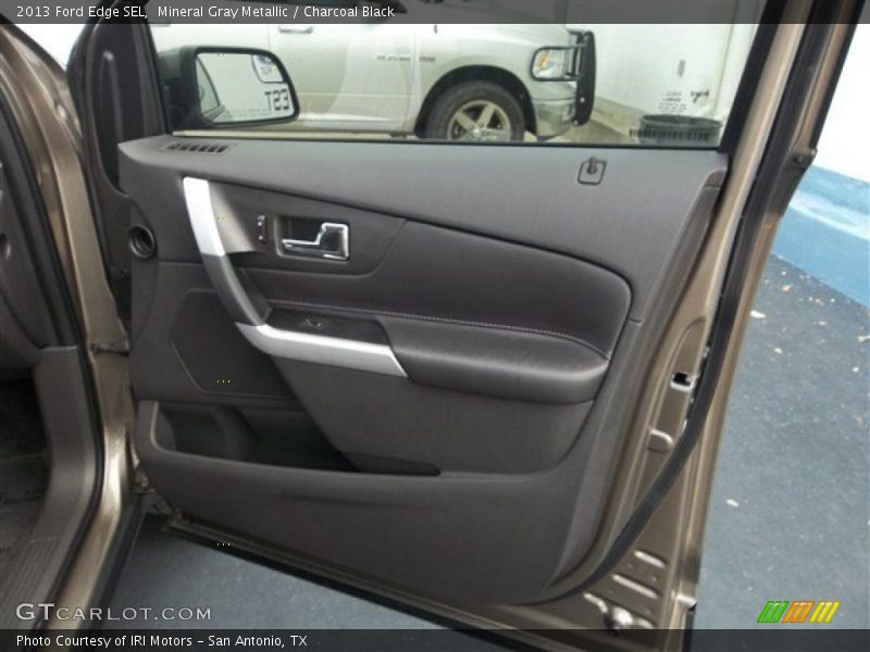 Mineral Gray Metallic / Charcoal Black 2013 Ford Edge SEL