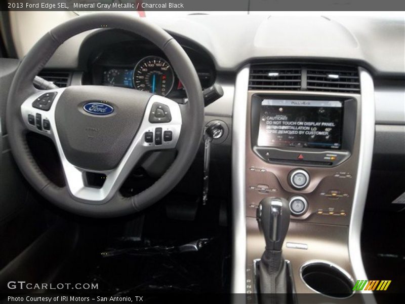 Mineral Gray Metallic / Charcoal Black 2013 Ford Edge SEL