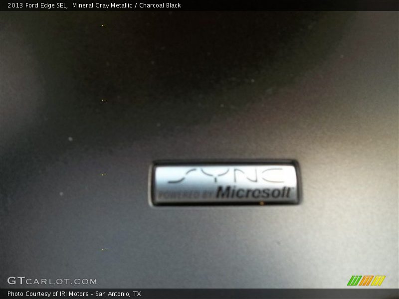 Mineral Gray Metallic / Charcoal Black 2013 Ford Edge SEL