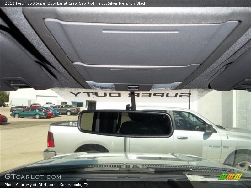 Ingot Silver Metallic / Black 2012 Ford F350 Super Duty Lariat Crew Cab 4x4