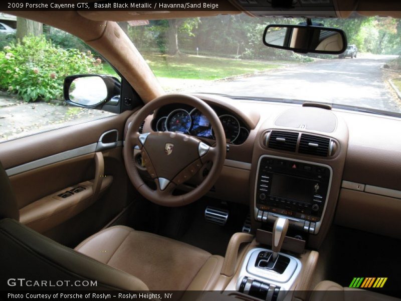 Basalt Black Metallic / Havanna/Sand Beige 2009 Porsche Cayenne GTS