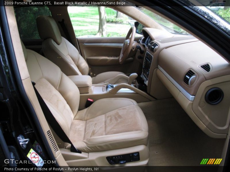 Basalt Black Metallic / Havanna/Sand Beige 2009 Porsche Cayenne GTS