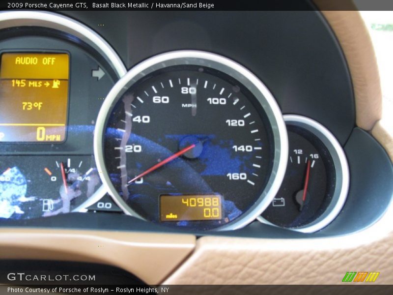 Basalt Black Metallic / Havanna/Sand Beige 2009 Porsche Cayenne GTS
