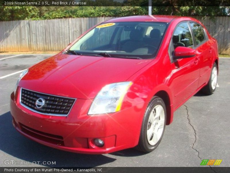 Red Brick / Charcoal 2009 Nissan Sentra 2.0 SL