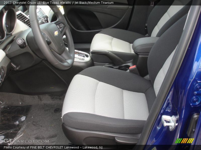 Blue Topaz Metallic / Jet Black/Medium Titanium 2013 Chevrolet Cruze LS