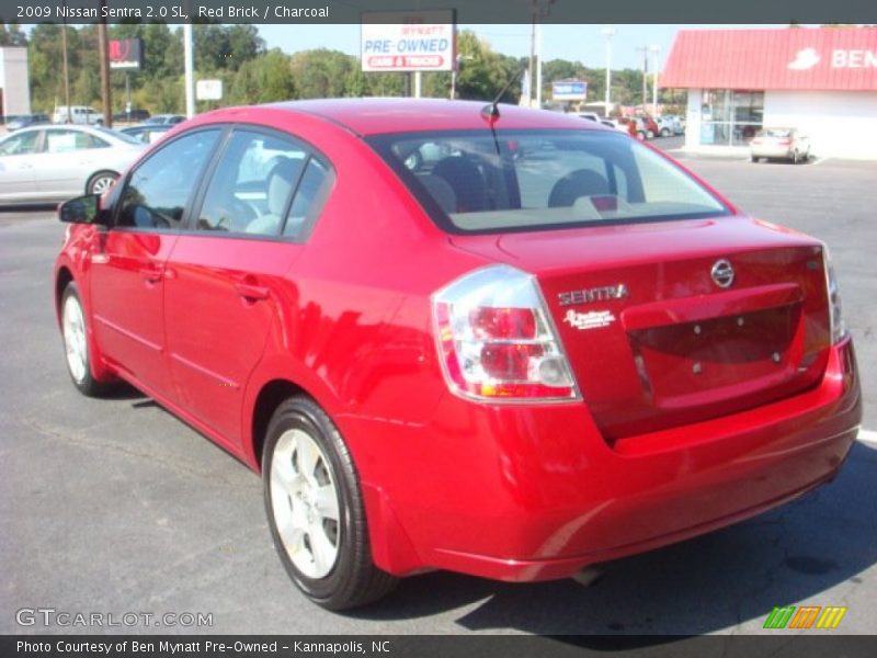 Red Brick / Charcoal 2009 Nissan Sentra 2.0 SL