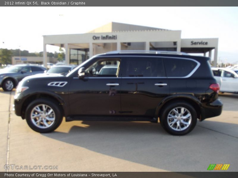 Black Obsidian / Graphite 2012 Infiniti QX 56