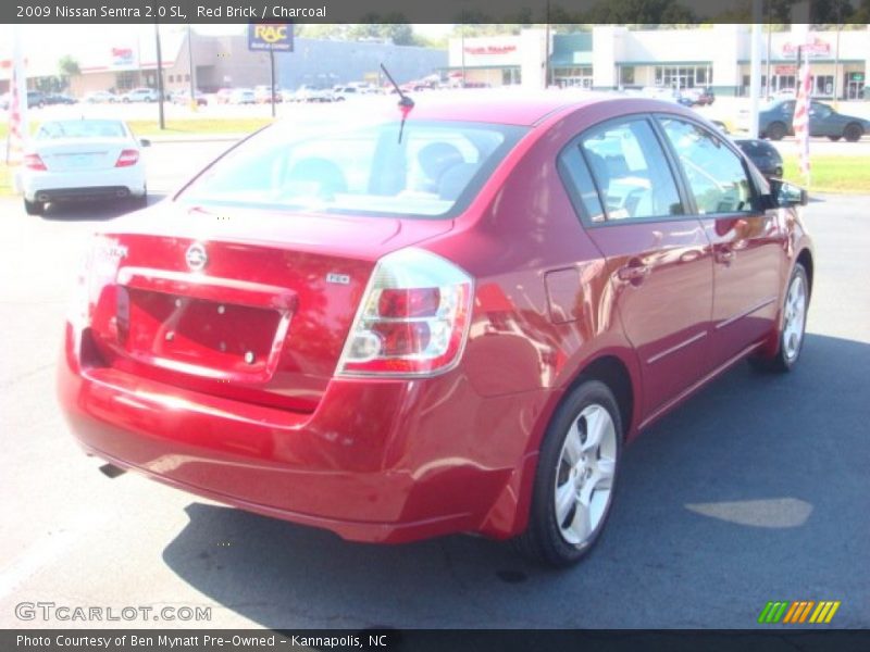 Red Brick / Charcoal 2009 Nissan Sentra 2.0 SL
