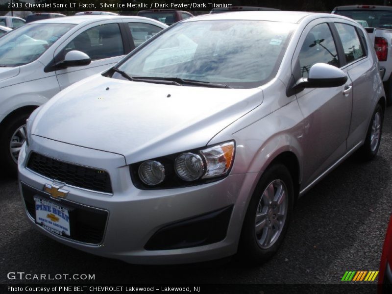 Silver Ice Metallic / Dark Pewter/Dark Titanium 2013 Chevrolet Sonic LT Hatch