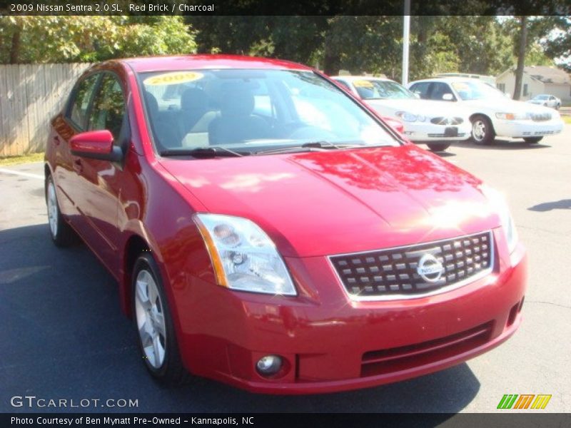 Red Brick / Charcoal 2009 Nissan Sentra 2.0 SL