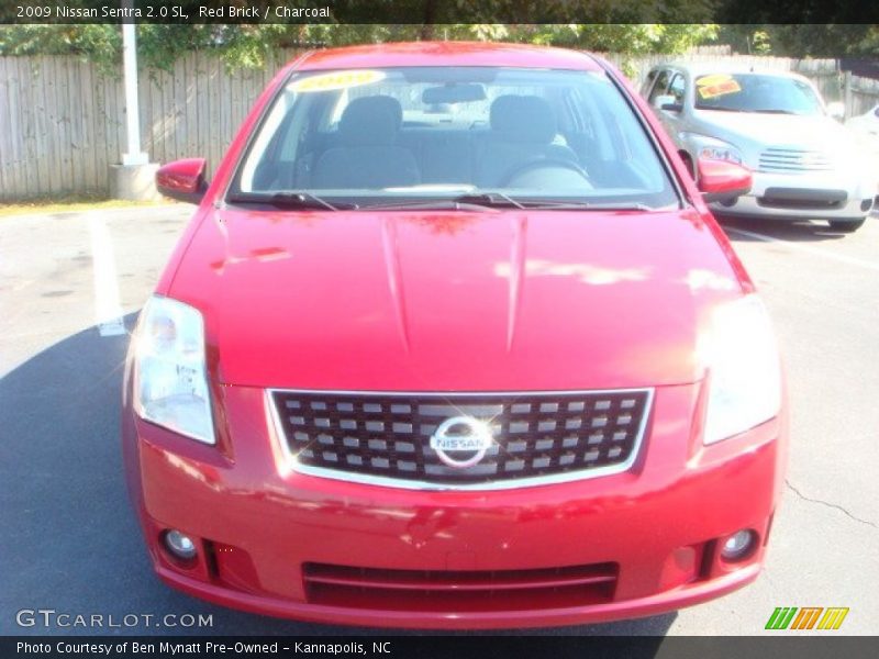 Red Brick / Charcoal 2009 Nissan Sentra 2.0 SL