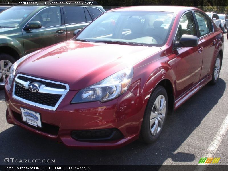 Venetian Red Pearl / Ivory 2013 Subaru Legacy 2.5i