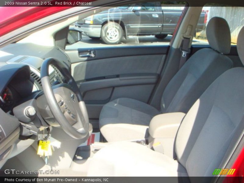 Red Brick / Charcoal 2009 Nissan Sentra 2.0 SL