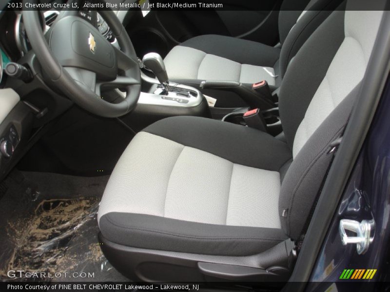 Atlantis Blue Metallic / Jet Black/Medium Titanium 2013 Chevrolet Cruze LS
