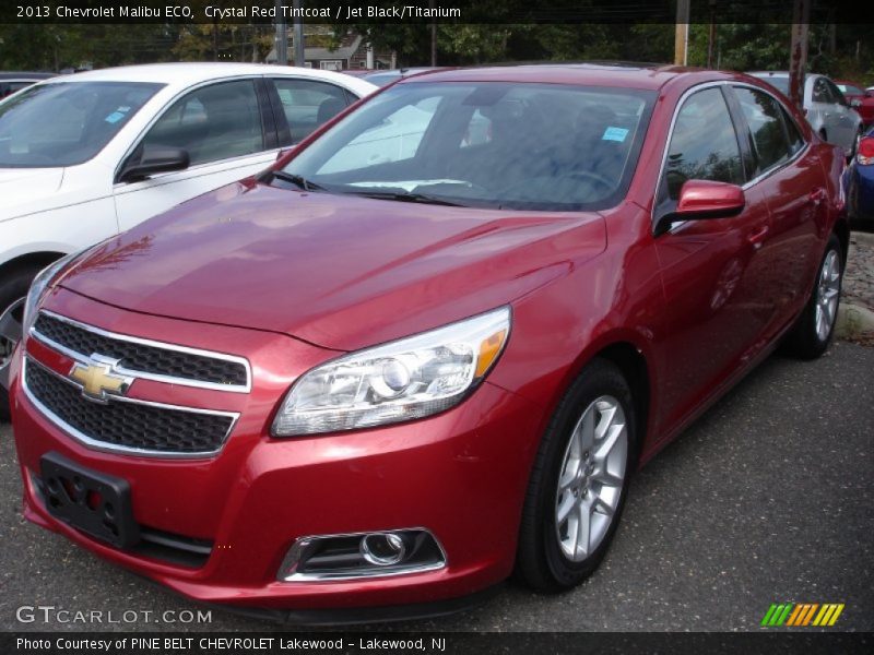 Crystal Red Tintcoat / Jet Black/Titanium 2013 Chevrolet Malibu ECO