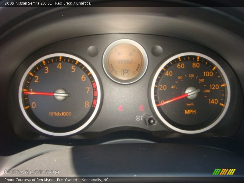 Red Brick / Charcoal 2009 Nissan Sentra 2.0 SL