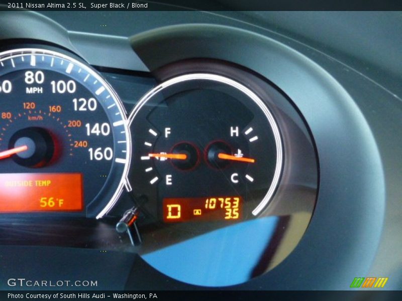 Super Black / Blond 2011 Nissan Altima 2.5 SL